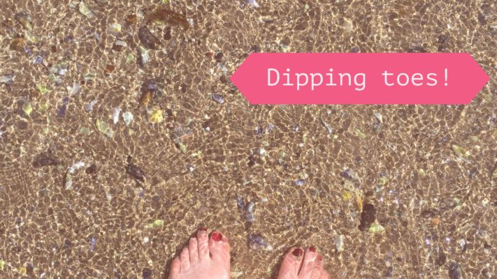 Dipping toes
